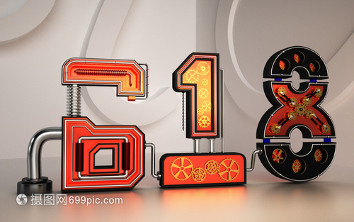 數(shù)字躍動(dòng)，立體618 數(shù)字廣告代理如何以立體字海報(bào)引爆消費(fèi)場(chǎng)景